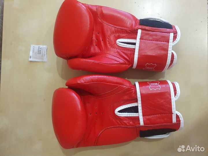 Боксерские перчатки натур. кожа green hill gym