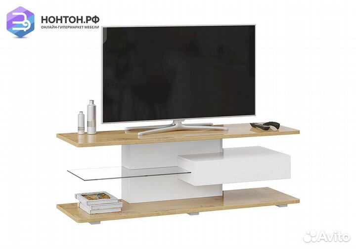 Тв-тумба Diamond тв тип 1 белый / бунратти глянец