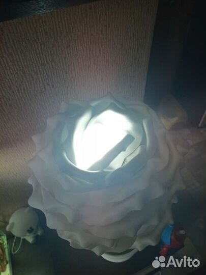 Ночник детский роза