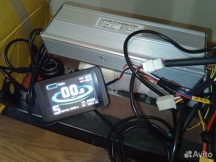 Контроллер для электровелосипеда KT72V 18fet