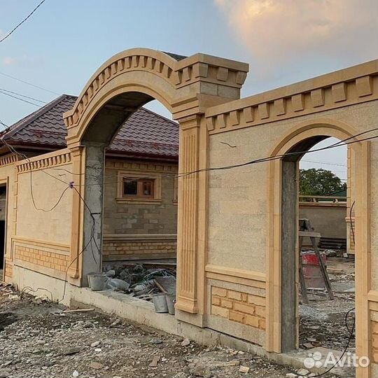 Облицовка фасадов дома