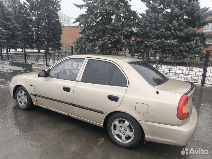 Hyundai Accent 1.5 МТ, 2004, 156 000 км