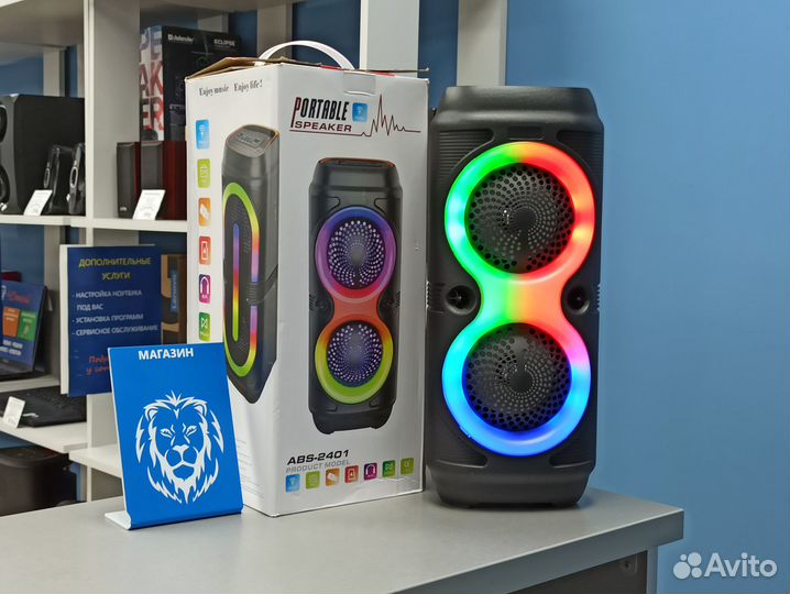 Блютуз колонка ABS новая