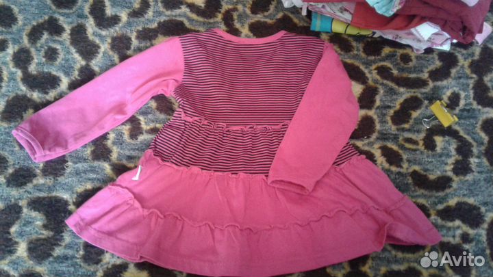 Детская одежда для девочек 74 80 пакетом