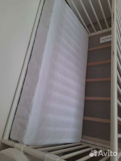 Детская кроватка IKEA + матрас