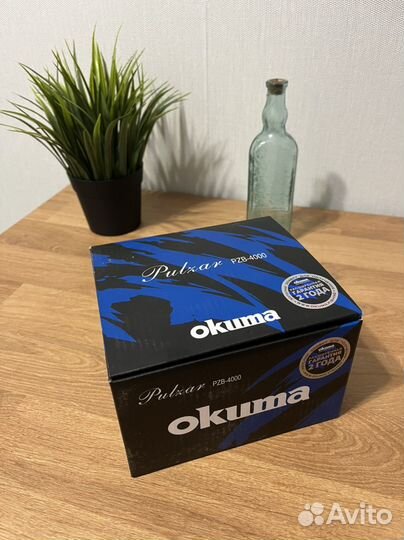 Катушка карповая Okuma Pulzar 4000 + доп. шпуля