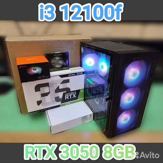 RTX 3050 + i3 12100F, Новый игровой компьютер #16