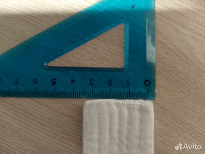 Белый пояс для кимоно