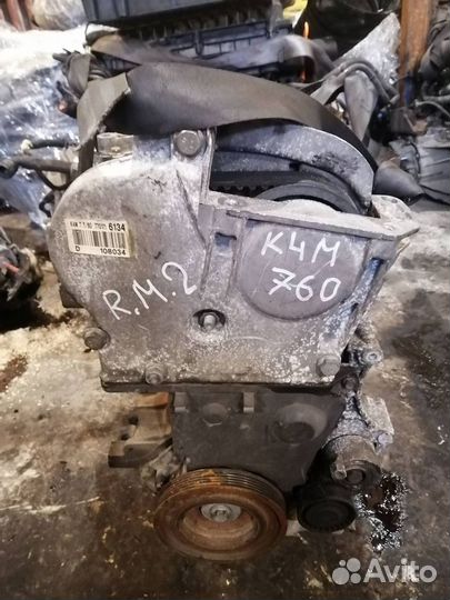 Двигатель Рено Меган 2 1.6 K4M 760