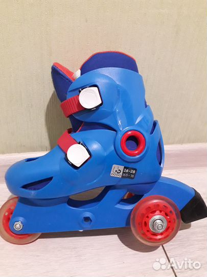 Роликовые коньки детские раздвижные 26-28