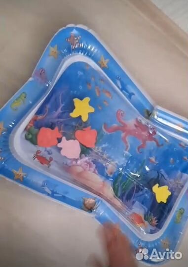 Детский развивающий надувной коврик акваковрик