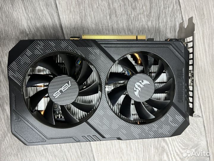 Видеокарта Asus gtx 1660 ti 6gb