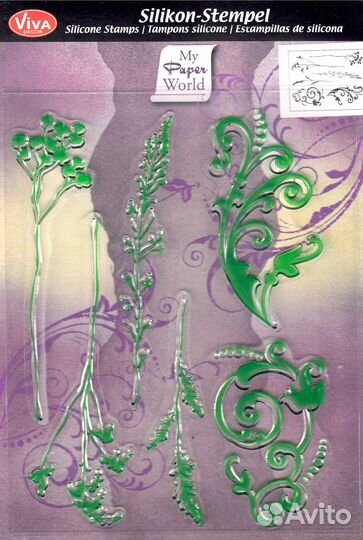 Штампы силиконовые viva decor