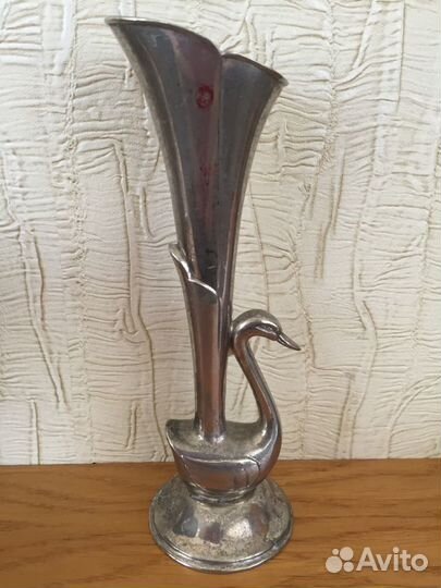 Бирдекели,чайник,ваза,бокал(посеребрение,мельхиор)