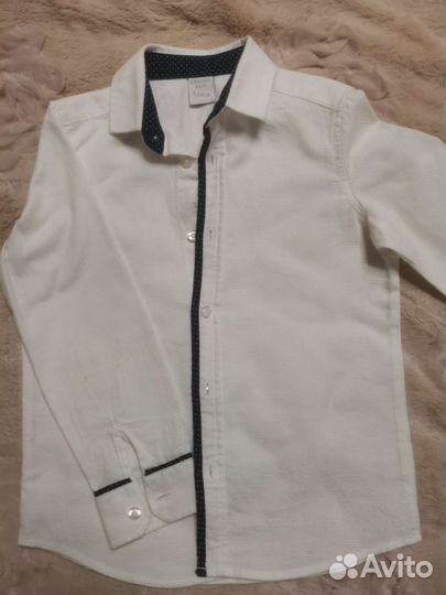 Рубашка белая 110 размера