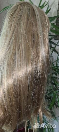 Парик блонд длинный