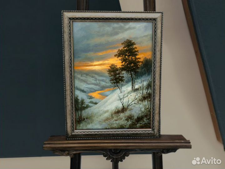 Картина маслом на холсте пейзаж