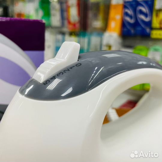 Миксер аксинья кс-408 белый с серым: 250Вт, 5 режи