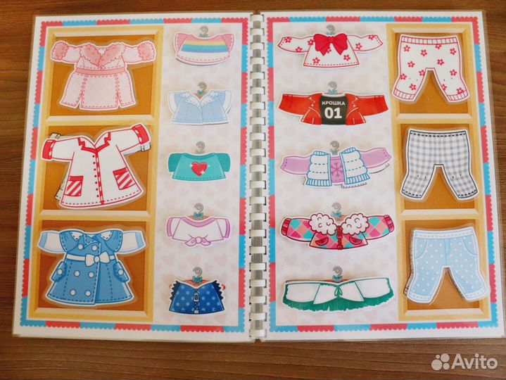 Альбом на липучках Куклы лол