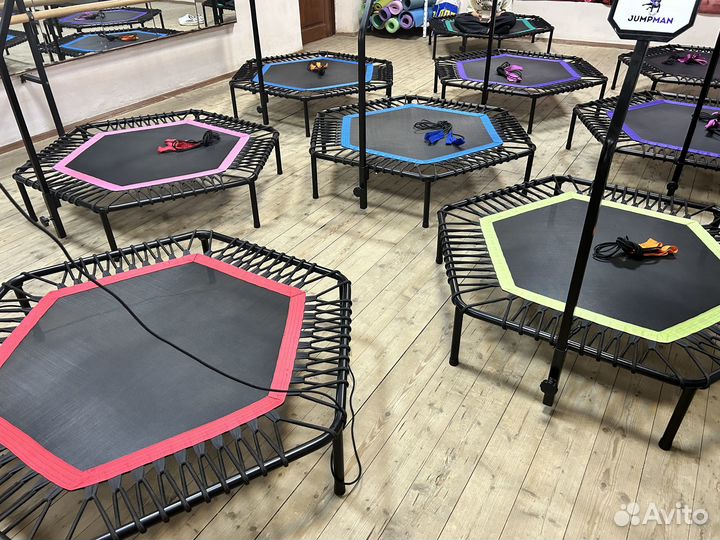 Каркасный батут Jumpman для фитнеса (с ручкой)