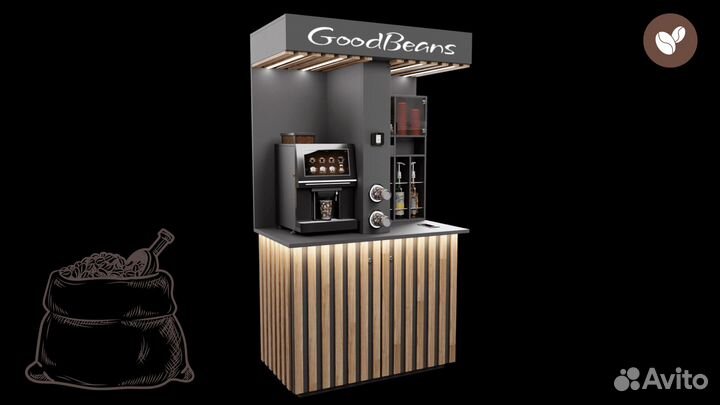 Кофейня самообслуживания, кофе с собой