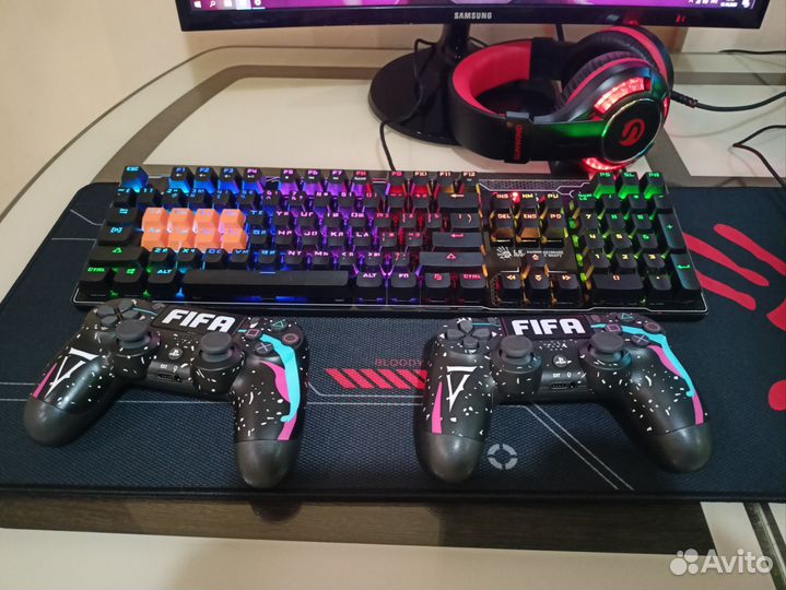 Игровой компьютер в сборе