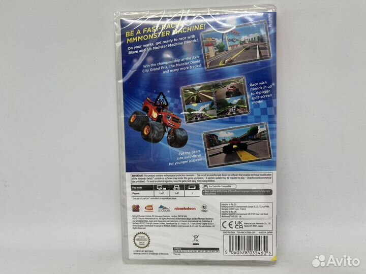 Вспыш и чудо машинки Nintendo switch