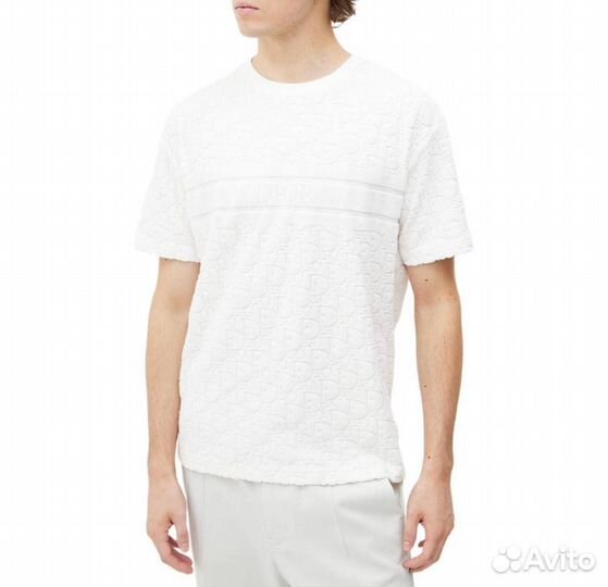 Хлопковая футболка Christian Dior S