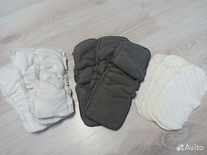 Многоразовые подгузники и вкладыши