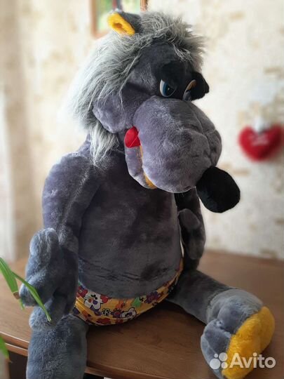 Мягкая игрушка волк в трусах