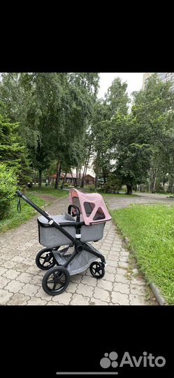 Bugaboo Fox2 2в1 Classic Black Grey Melange