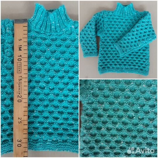 Вязаный свитер детский