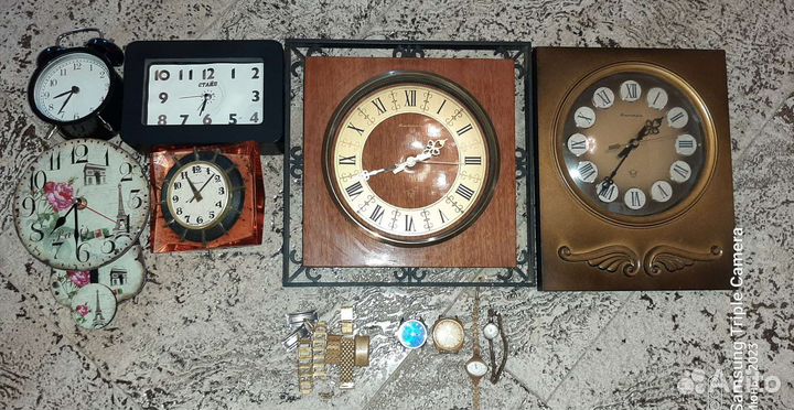 Часы винтаж молния, луч, чайка,янтарь,ракета