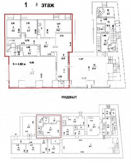 Сдам торговое помещение, 192 м²