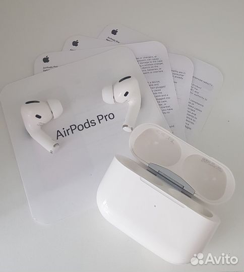 AirPods Pro (с шумоподавлением) + гарантия + чехол