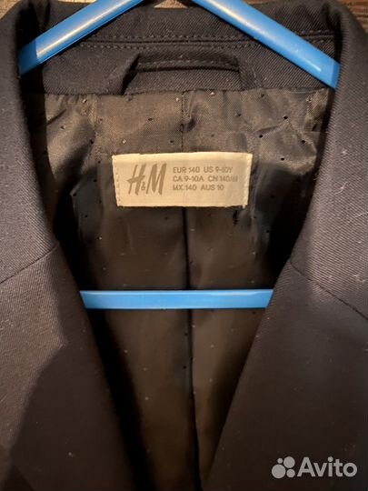 Пиджак на мальчика 140