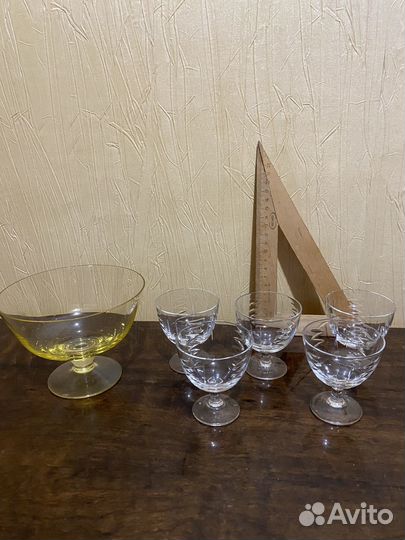Рюмки стекло, хрусталь СССР