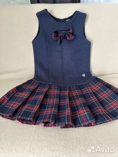 Сарафан юбка блузка 140 школьная одежда