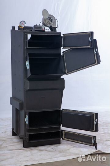 Твердотопливный котел длительного горения