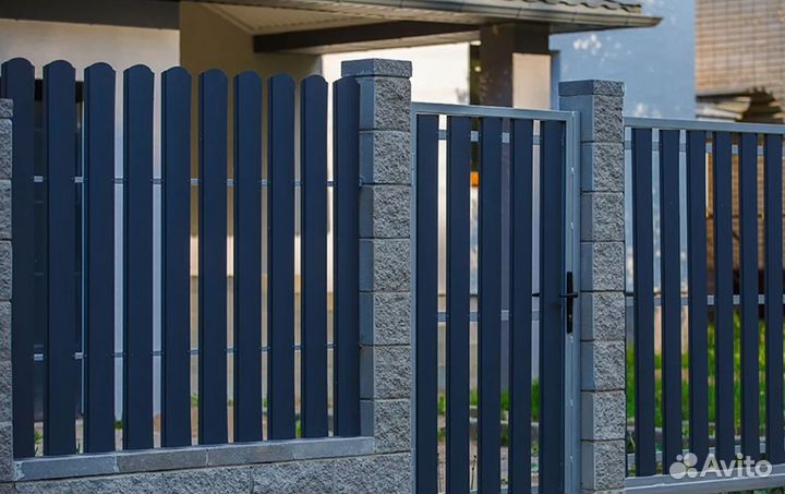 Забор металлический профессионально качественно
