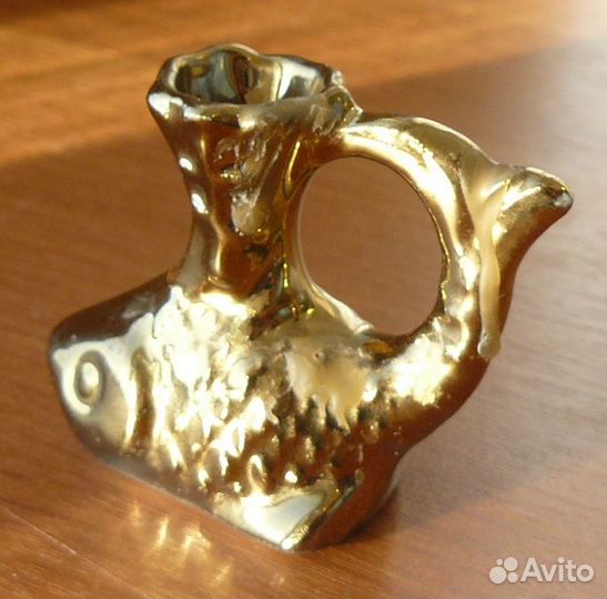 Настольный подсвечник фарфор под тонкую свечку