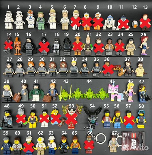 Lego минифигурки разных серий