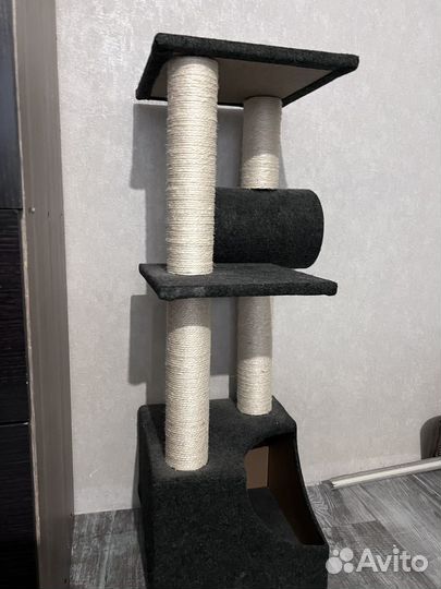 Когтеточка домик для кошки бу