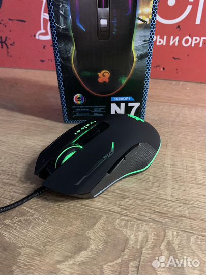 Новая игровая мышь с подсветкой N7