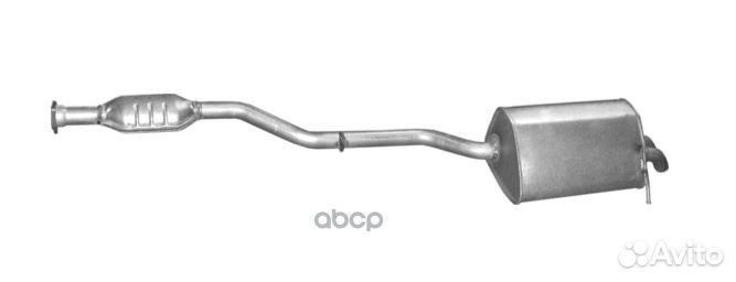 Глушитель задняя часть 13210 Polmostrow