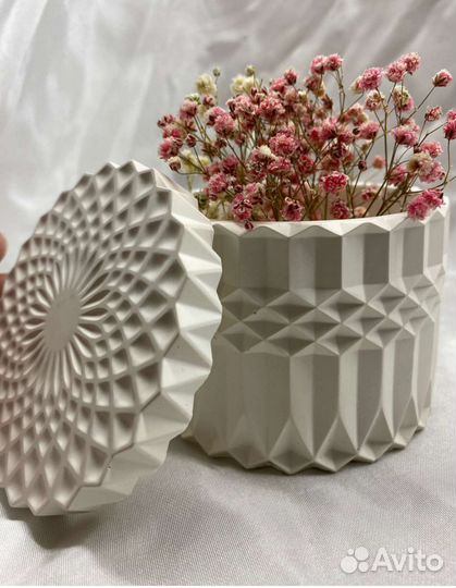 Шкатулка из гипса