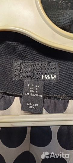 Пальто H&M приталенное демисезон