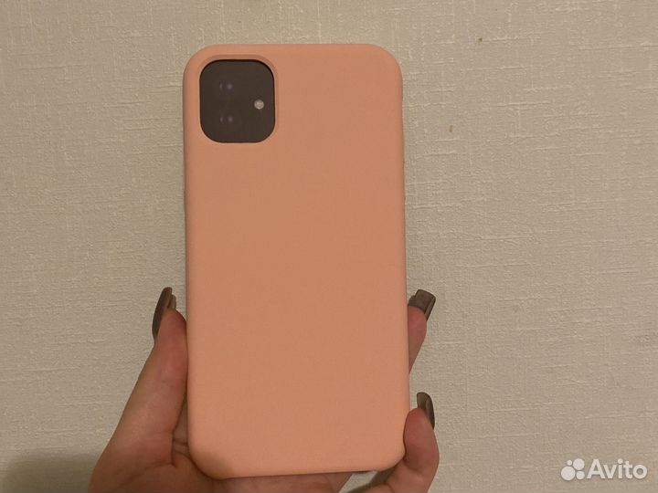 Чехол на iPhone 11 розовый