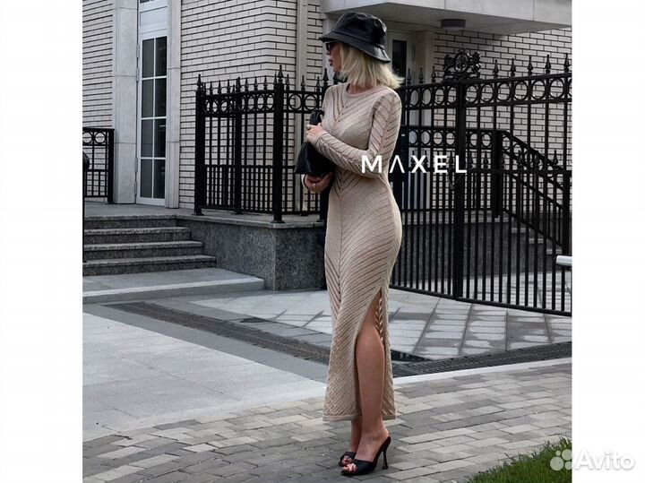 Вязаное платье летнее