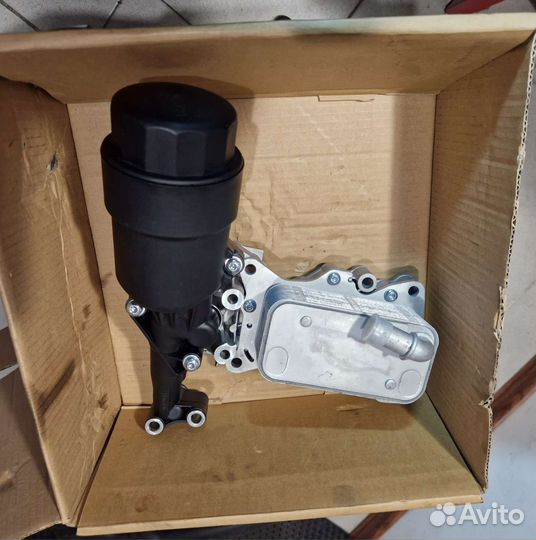 Теплообменник масляного фильтра в сборе